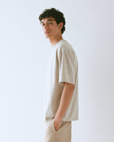 Archive Relaxed-Fit Cotton Crew | Heathered Oatmeal