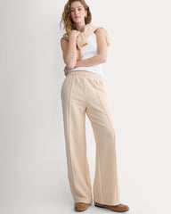 Lightweight Terry Pintuck Sweatpant | Parchment