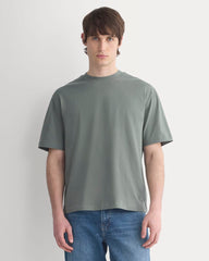 Archive Relaxed-Fit Cotton Crew | Agave Green