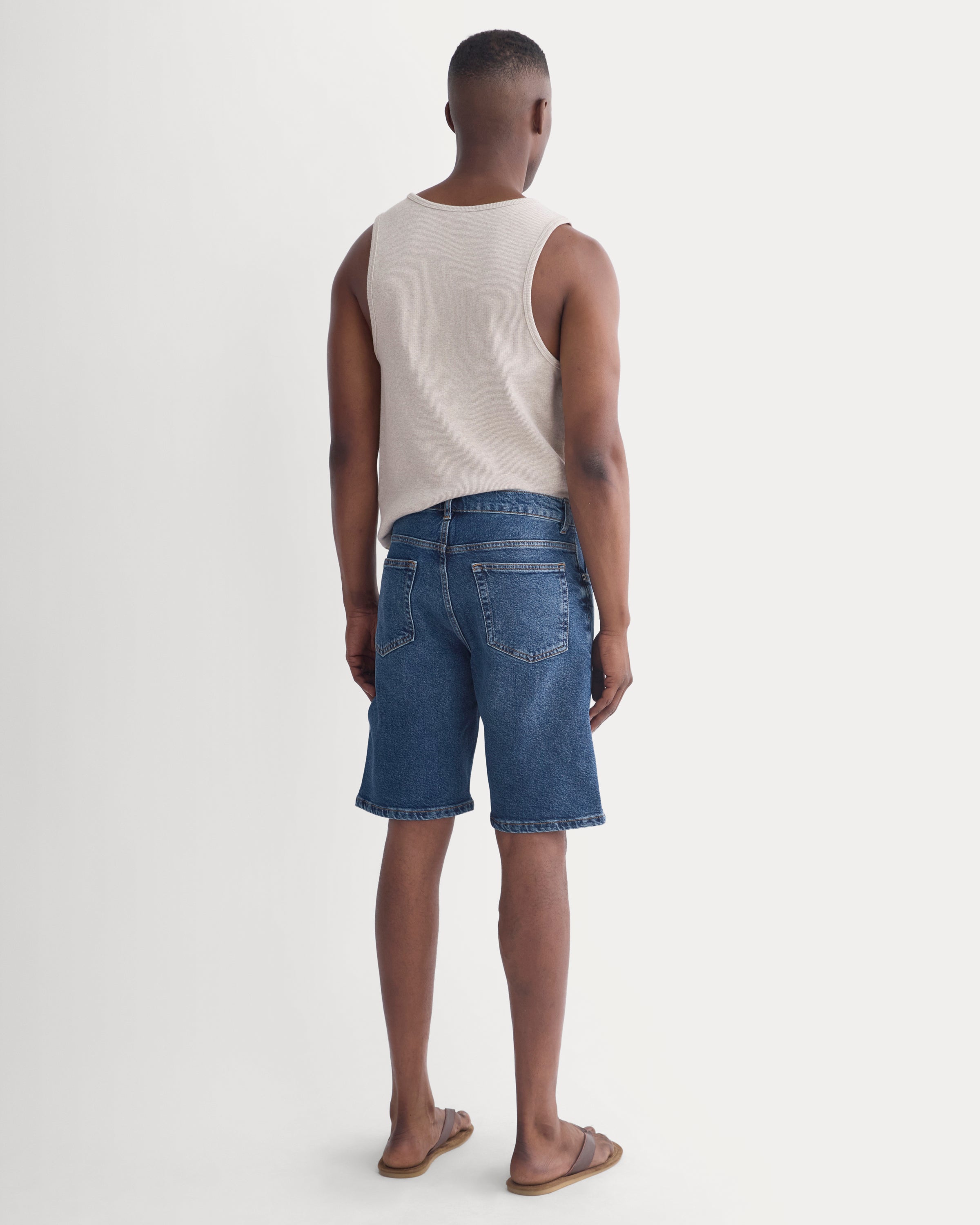 Denim Jort | Medium Dark Indigo