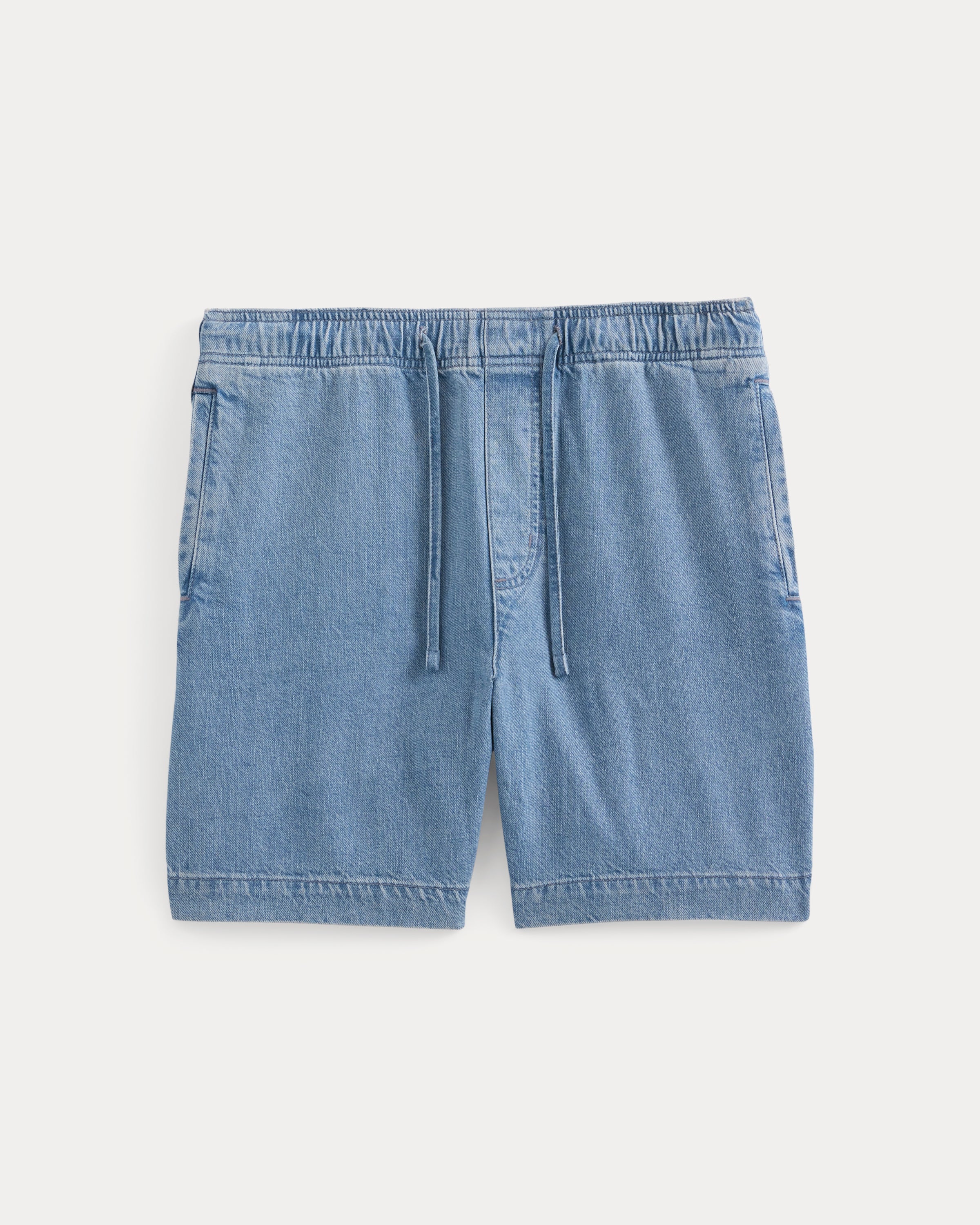 Lightweight Denim Easy Short | Light Indigo