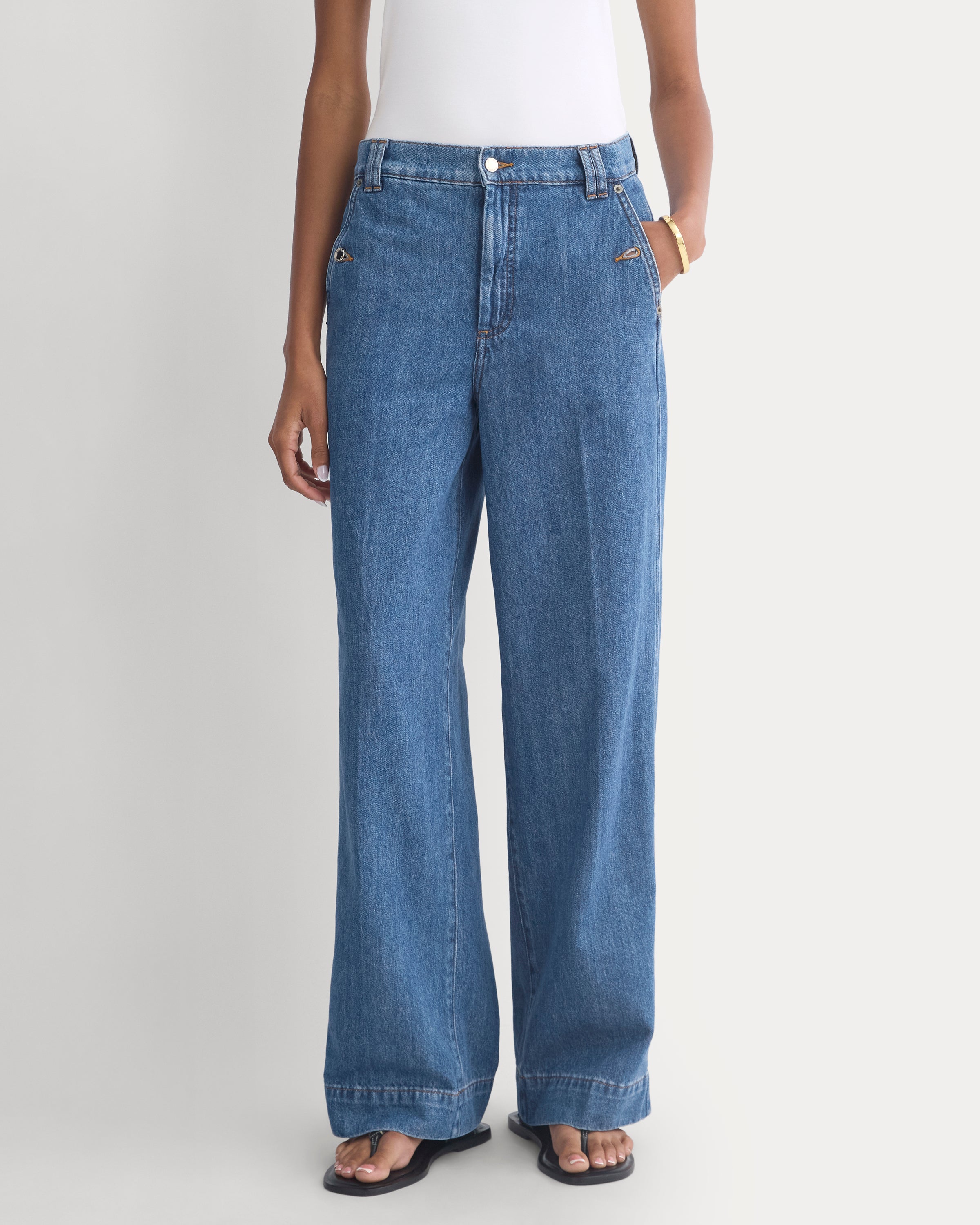 Lightweight Mariner Jean | Medium Indigo