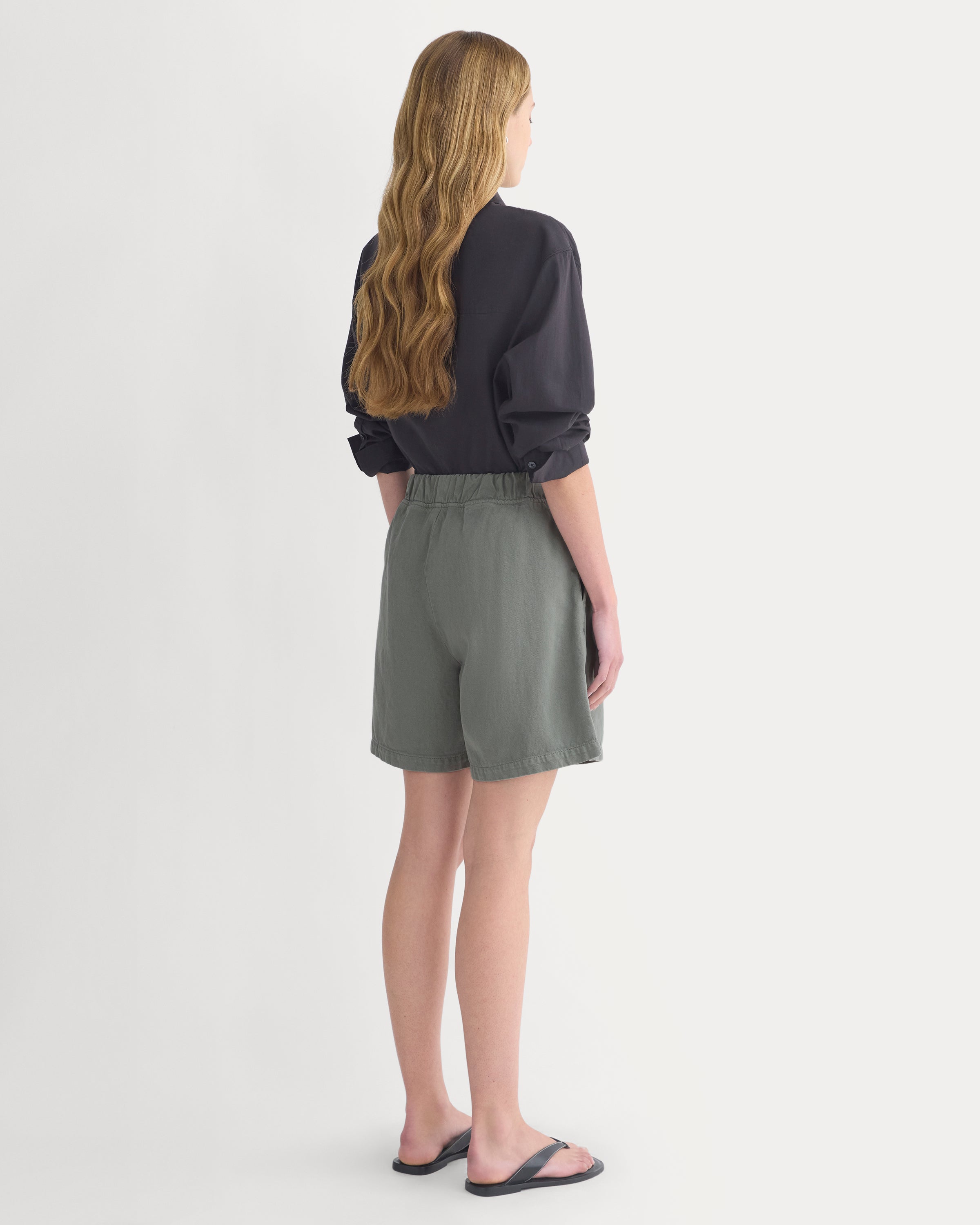 Denim Easy Short | Agave Green