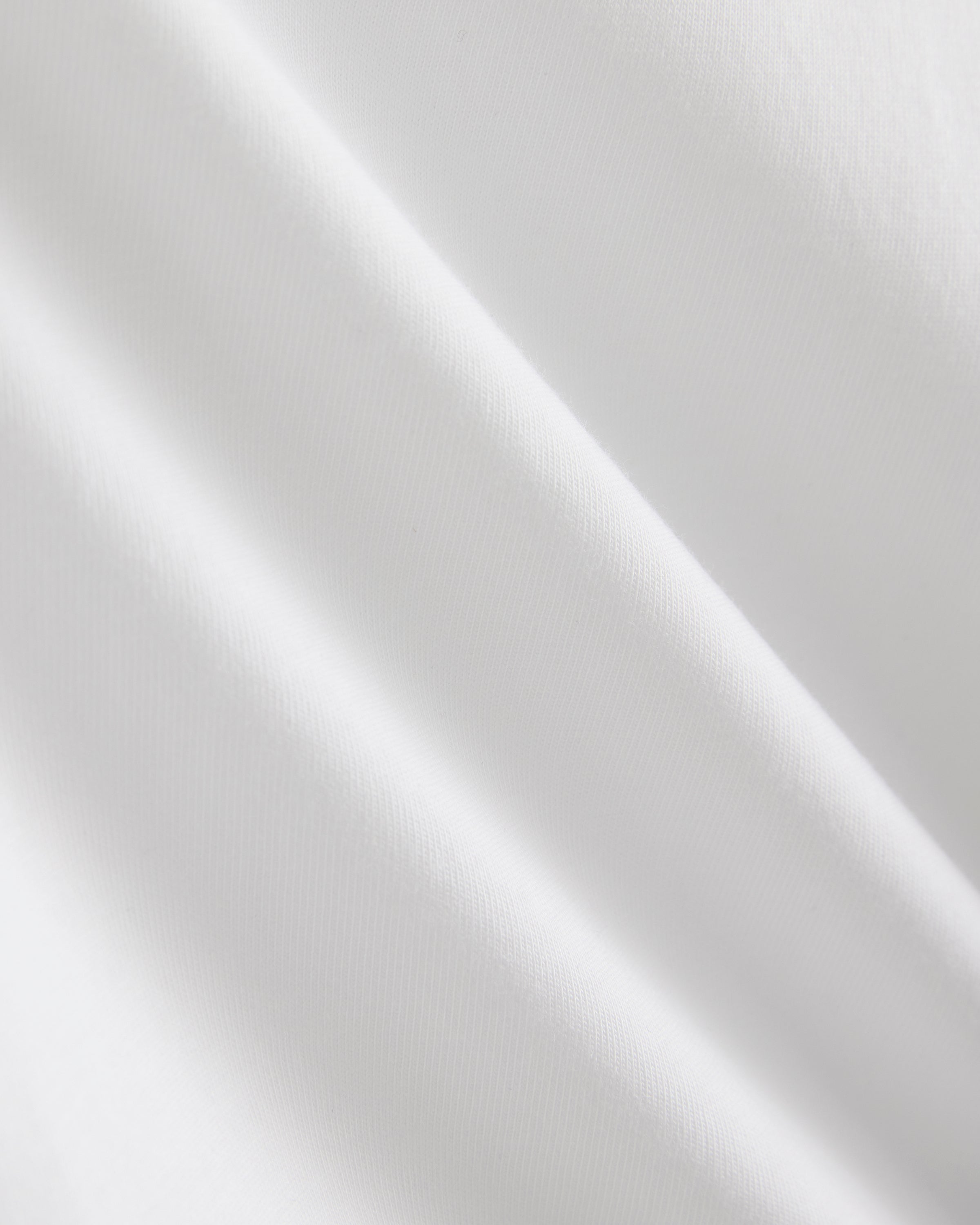 Forever Jersey Boxy Long-Sleeve Crew | White