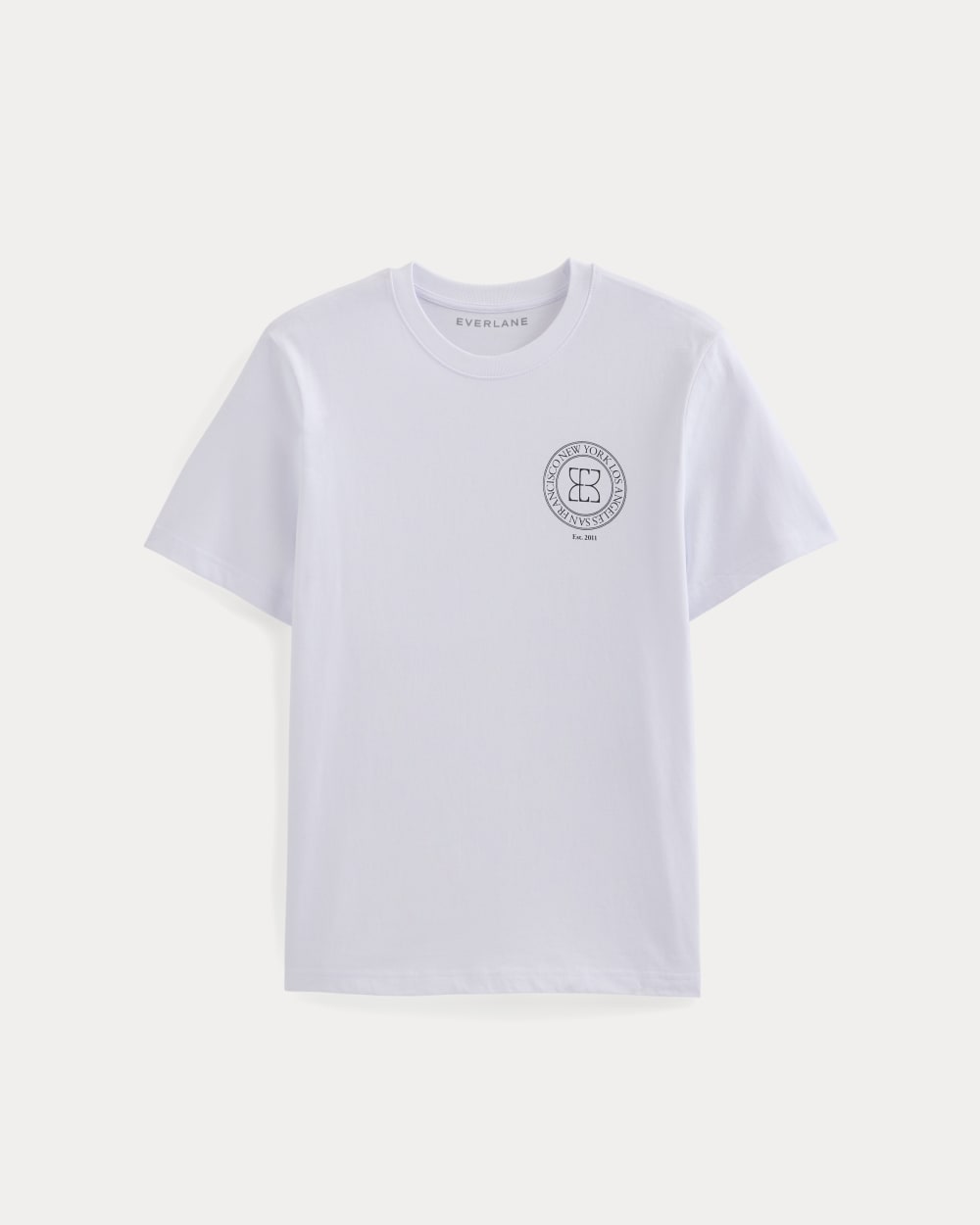 Badge Logo Tee | White