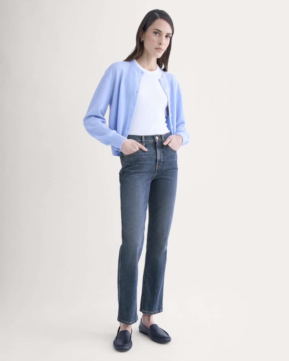High-Rise Cigarette Jean | Light Vintage Indigo
