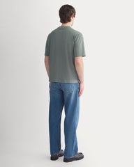 Archive Relaxed-Fit Cotton Crew | Agave Green
