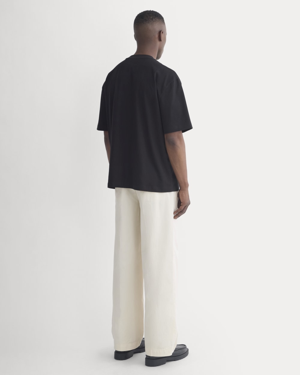 Archive Relaxed-Fit Cotton Crew | Black