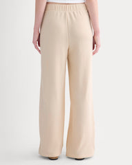 Lightweight Terry Pintuck Sweatpant | Parchment