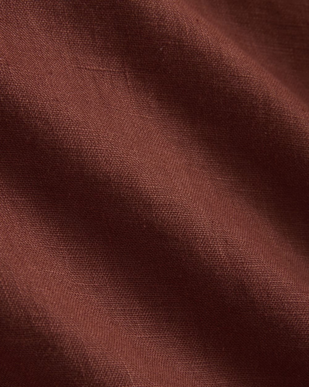 Linen Resort Shirt | Henna Red